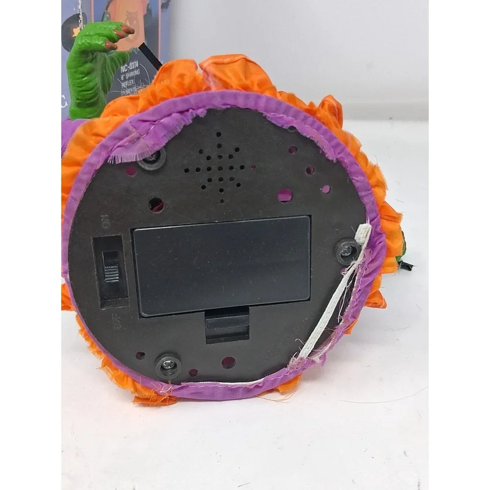 Vintage Animated Shaking Reflex Witch Haloween Prop Lights Up&Sounds No Twitch Z